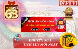 KHUYẾN MÃI TÍCH LŨY MỖI NGÀY 33WIN68